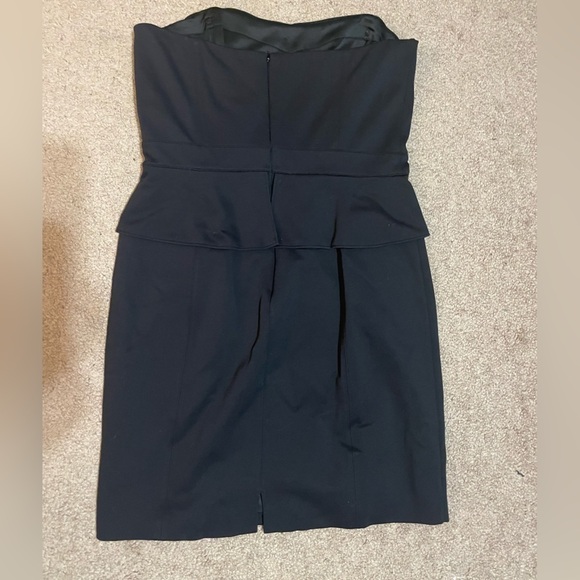 White House black market black strapless mini dress size 6 - Picture 7 of 9